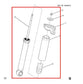 2024-2025 Cadillac XT4 Premium AWD Rear Right Shock Strut Absorber 84939426 OEM - Alshned Auto Parts