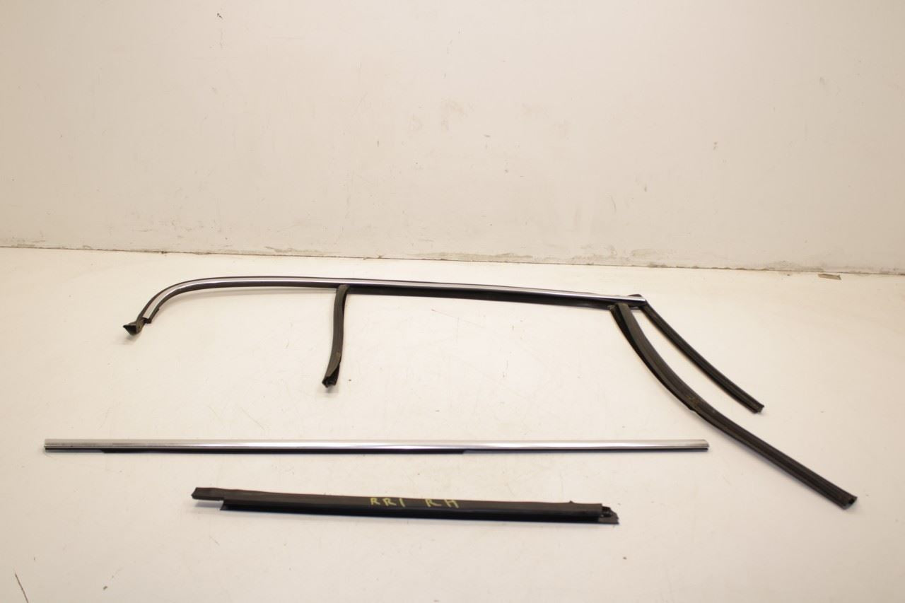 2011-2018 Volvo S60 Rear Right Door Run Channel with Belt Molding Weatherstrip - Alshned Auto Parts