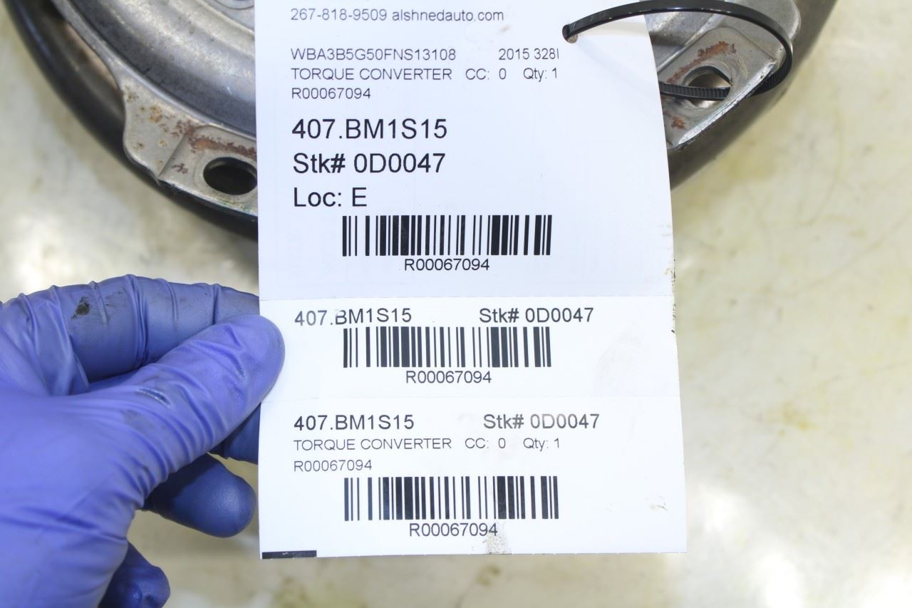 2013-16 BMW 328I xDrive SULEV 2L Auto Transmission Torque Converter 24407544946 - Alshned Auto Parts