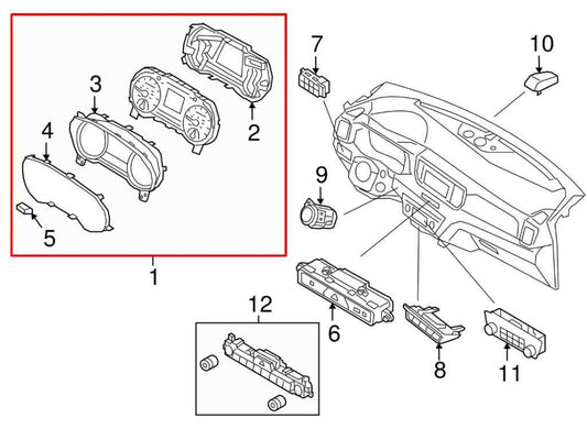 16-19 Kia Sportage L Speed Gauge Instrument Cluster 32K Mileage 94001-D9180 OEM - Alshned Auto Parts