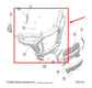 2022-2023 Polaris RZR XP 1000 Front Facia Indy Red 5454743-293 OEM - Alshned Auto Parts