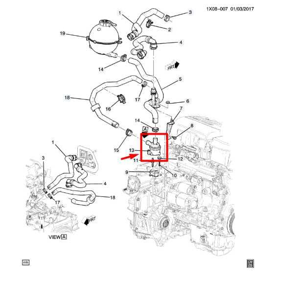 2018-24 Chevrolet Equinox LT 1.5L Radiator Cooling Auxiliary Water Pump 23463177 - Alshned Auto Parts