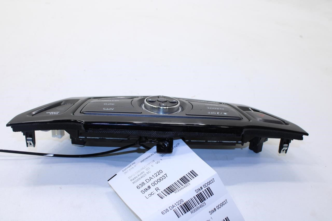 17-20 Nissan Pathfinder SV Dash AC Climate Audio Radio Control Panel 28395-9PJ0A - Alshned Auto Parts