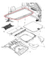 11-21 Jeep Grand Cherokee Limited Rear Trunk Retractable Cargo Cover 1GH14HL1AD1