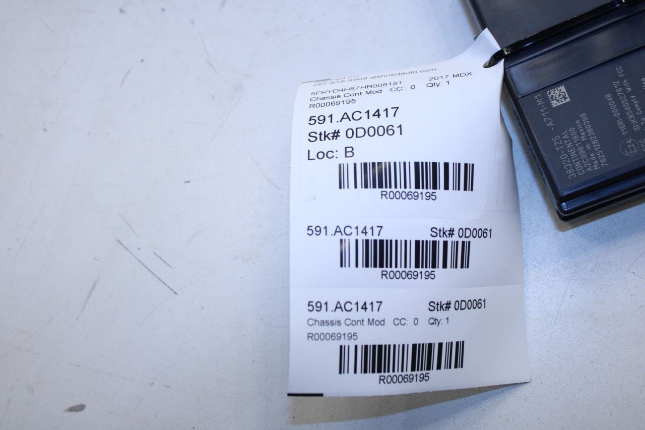 2017-2018 Acura MDX Advance Smart Power Computer Control Module 38320-TZ5-A711 - Alshned Auto Parts