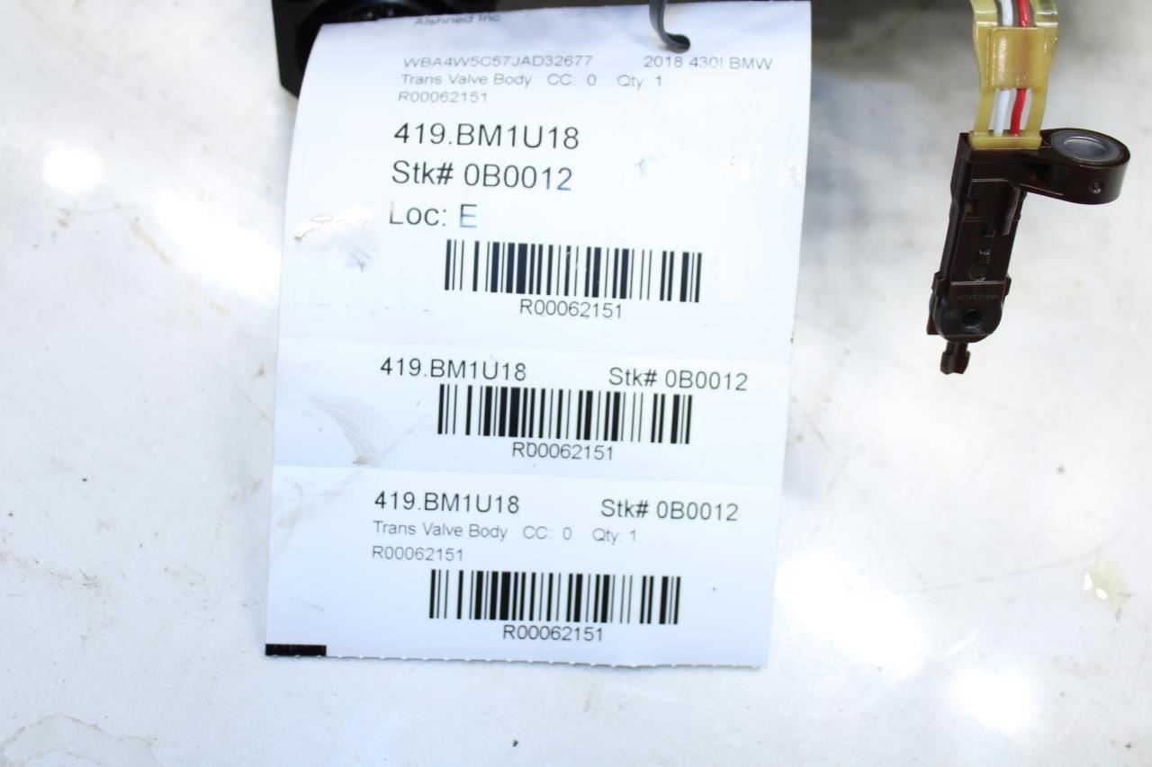 17-20 BMW 430i xDrive 2.0L AWD 8-Speed Auto Transmission Valve Body 2400863221323