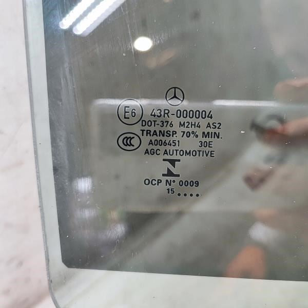 2015-2021 Mercedes-Benz C300 Rear Right Side Door Window Glass 2057352400 OEM - Alshned Auto Parts