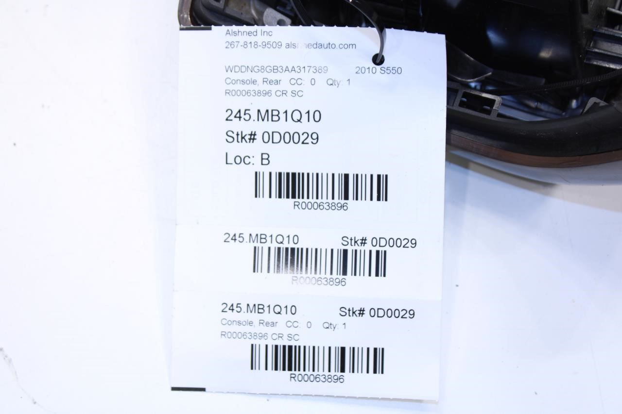 2007-2013 Mercedes-Benz Console Back Trim Panel w/ Air Vent 221-680-16-39 *ReaD* - Alshned Auto Parts