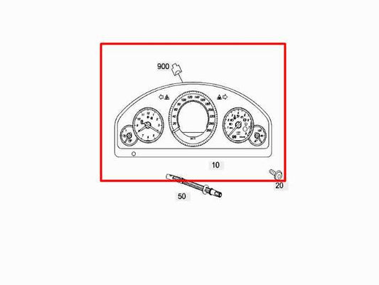 11-12 Mercedes-Benz E350 Luxury Speedometer Gauge Instrument Cluster 99K Mileage - Alshned Auto Parts