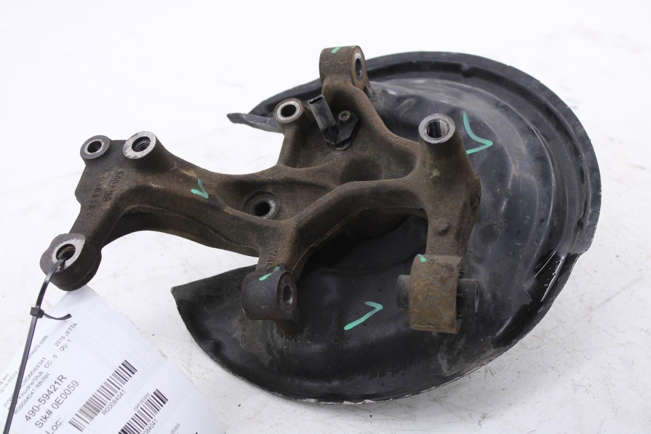 11-18 Volkswagen Jetta Sport 1.8L FWD Rear Passenger RH Side Spindle Knuckle Hub - Alshned Auto Parts