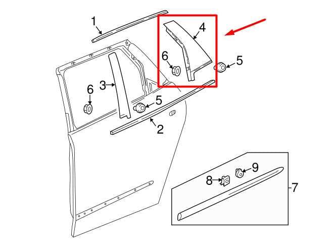 2018-2024 Buick Enclave RR RH Side Door Rearward Applique Molding 84268006 OEM - Alshned Auto Parts