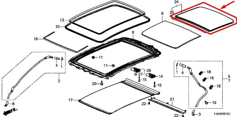2019-2025 Acura RDX SH-AWD Rear Sunroof Window Glass Panel 70251-TJB-A01 OEM - Alshned Auto Parts