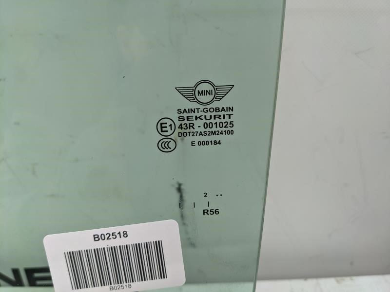 2007-2015 Mini Cooper Front Left Driver Side Door Window Glass 51337147395 OEM - Alshned Auto Parts