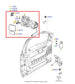 13-16 Ford F250 Lariat Crew Cab 4WD Passenger Right Side Rear View Mirror *ReaD* - Alshned Auto Parts