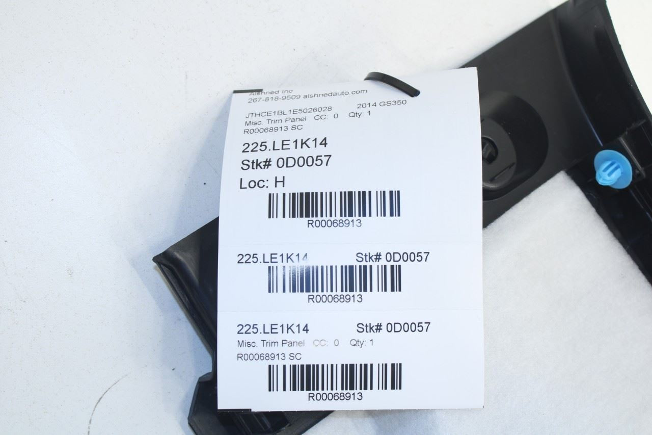 2013-20 Lexus GS350 Rear Trunk Sill Scuff Plate Trim Cover Panel 58387-30221-C3 - Alshned Auto Parts