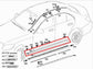 15-21 Mercedes-Benz C300 2.0L Driver Left Side Lower Skirt Rocker Panel Molding - Alshned Auto Parts