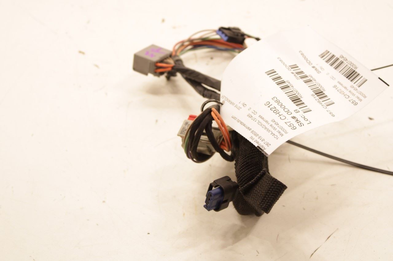 15-17 Jeep Wrangler Sport 2dr Front Right Passenger Door Wire Harness 68244616AA - Alshned Auto Parts