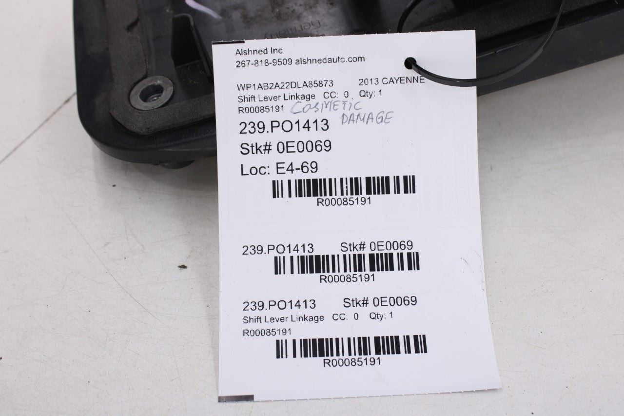 11-18 Porsche Cayenne S 4.8L AWD Automatic Transmission Gear Shifter Lever Knob - Alshned Auto Parts