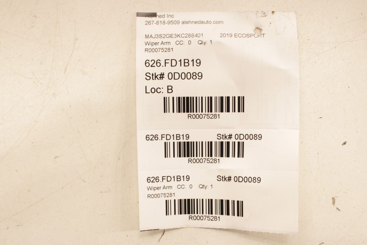 18-22 Ford EcoSport SE Front Right and Left Windshield Wiper Arm GN15-17526-BA - Alshned Auto Parts