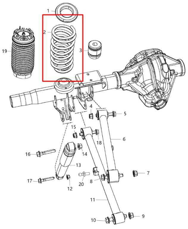 2013-20 Ram 1500 Big Horn Crew Cab 4WD Rear Suspension RH and LH Coil Spring Set - Alshned Auto Parts