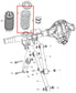2013-20 Ram 1500 Big Horn Crew Cab 4WD Rear Suspension RH and LH Coil Spring Set - Alshned Auto Parts