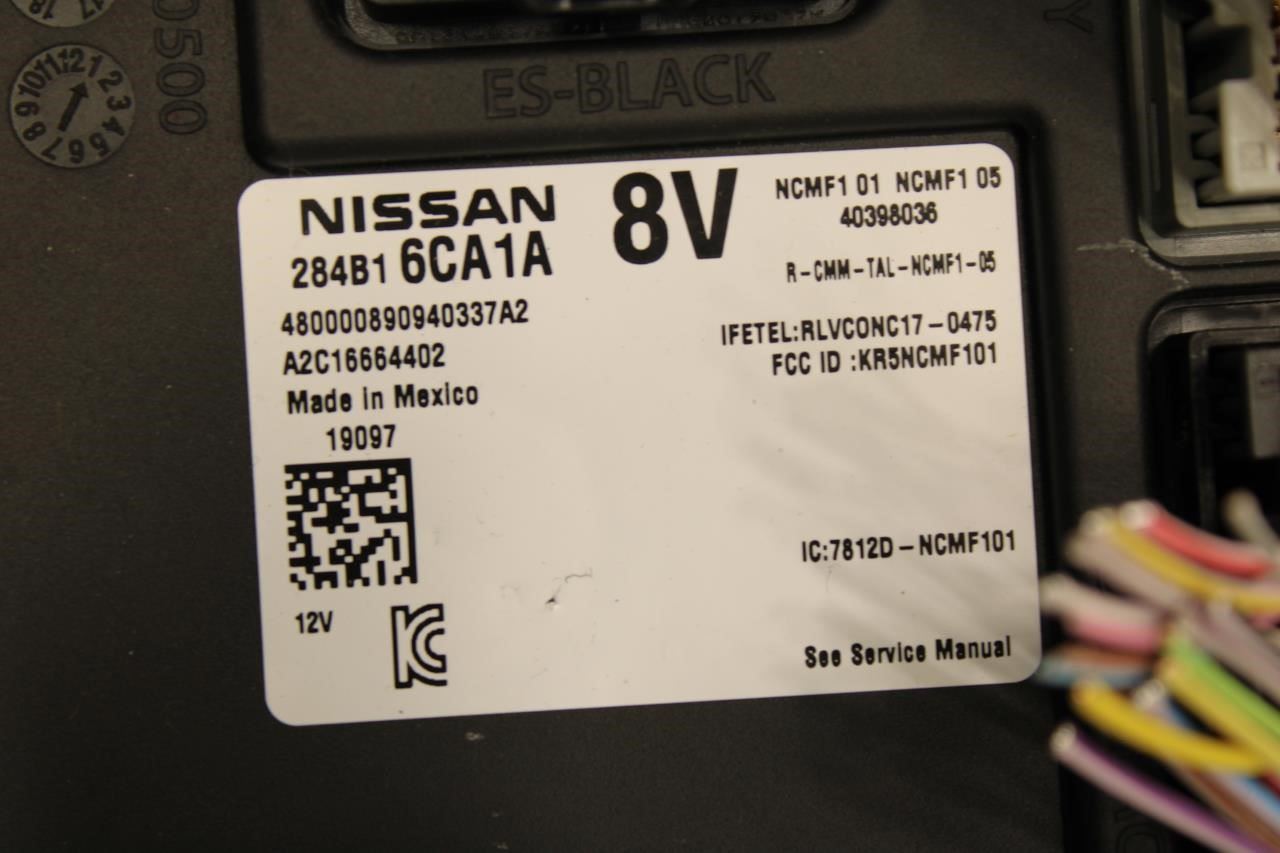 2019-2022 Nissan Altima SL Body Computer Control Module BCM BCU 284B1-6CA1A OEM - Alshned Auto Parts