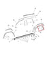 11-2021 Jeep Grand Cherokee Limited Rear Left Wheel Arch Molding Trim 1MP35RXFAH - Alshned Auto Parts