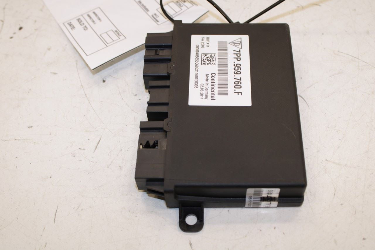 14-2018 Porsche Cayenne Platinum Front Left Power Seat Control Module 7PP959760F - Alshned Auto Parts