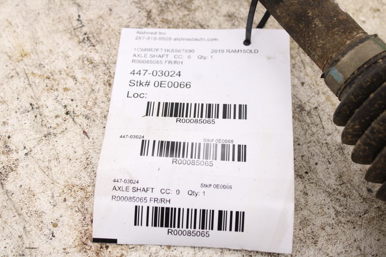 14-24 RAM 1500 Classic Express Quad Cab 4x4 Front Right CV Axle Drive Half Shaft9