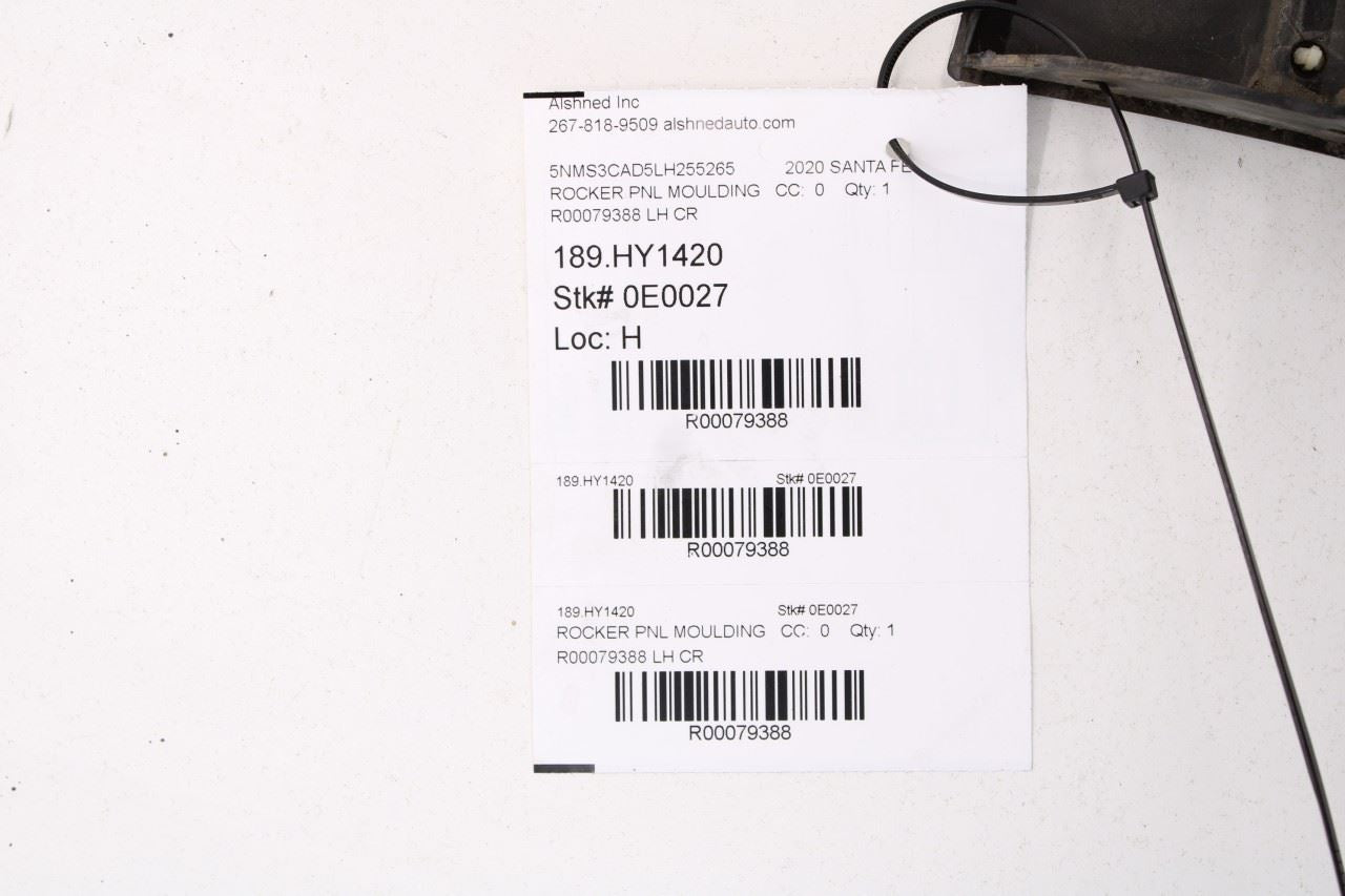 2019-23 Hyundai Santa Fe SEL Left Rocker Skirt Panel Molding 87751-S2000 *ReaD* - Alshned Auto Parts