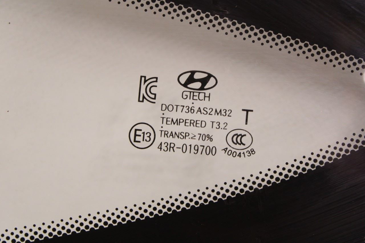 2011-2017 Hyundai Veloster Turbo Rear Left Side Quarter Window Glass 87810-2V000 - Alshned Auto Parts