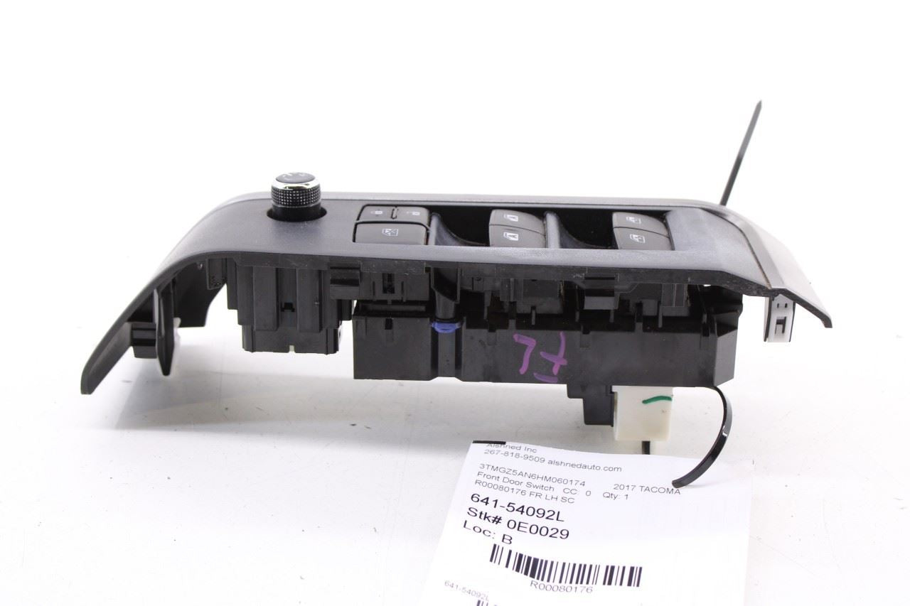 2016-2023 Toyota Tacoma Limited Front Left Side Door Master Power Window Switch - Alshned Auto Parts