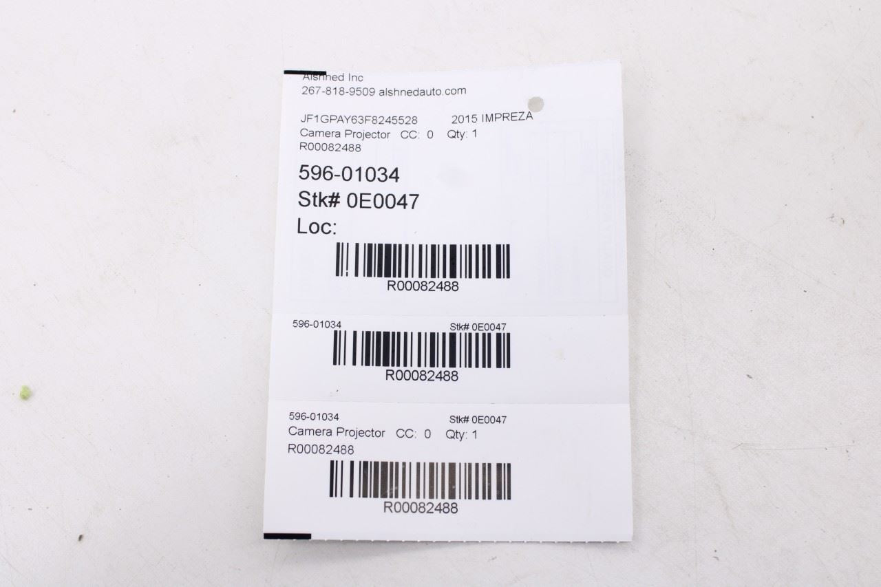 2015 Subaru Impreza Sport Premium Front Windshield Lane Keep Assist Camera OEM - Alshned Auto Parts