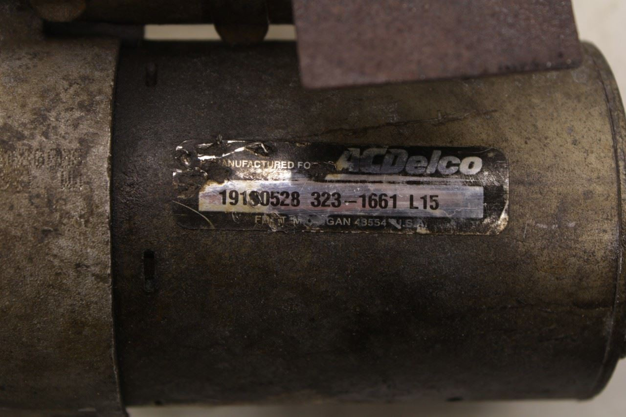 2012-2020 ISUZU NPR HD 6.0L Engine Starter Motor 8-19180-528-0 OEM - Alshned Auto Parts
