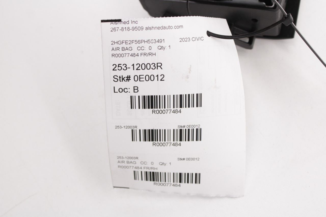 2022-2026 Honda Civic Sport Front Left Driver Lower Dash Knee Air Bag 78960-T20-A80ZA OEM - Alshned Auto Parts