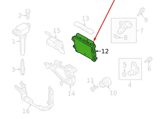 2014-2016 Mazda 6 2.5L Engine Computer Control Module ECU ECM PY8D-18-881A OEM - Alshned Auto Parts
