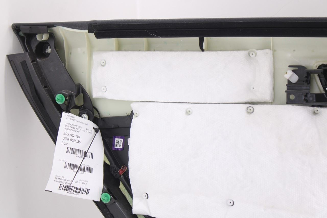 2019-22 Acura ILX Technology A-Spec Rear Right Door Trim Panel 83700-TV9-A320-M110