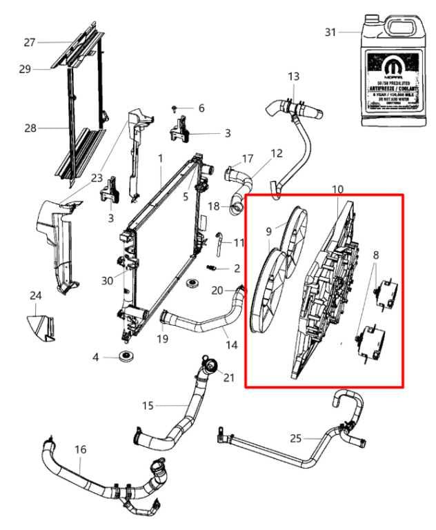2009-23 Chrysler 300 Touring 2.7L Radiator Cooling Fan Motor Assembly 68050294AC - Alshned Auto Parts