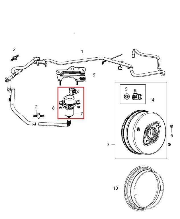 2016-2021 Jeep Grand Cherokee Limited 3.6L Vacuum Pump 4581954AB OEM - Alshned Auto Parts