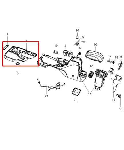 2011-2018 Jeep Wrangler Sport 2dr Center Console Automatic Transmission Section - Alshned Auto Parts