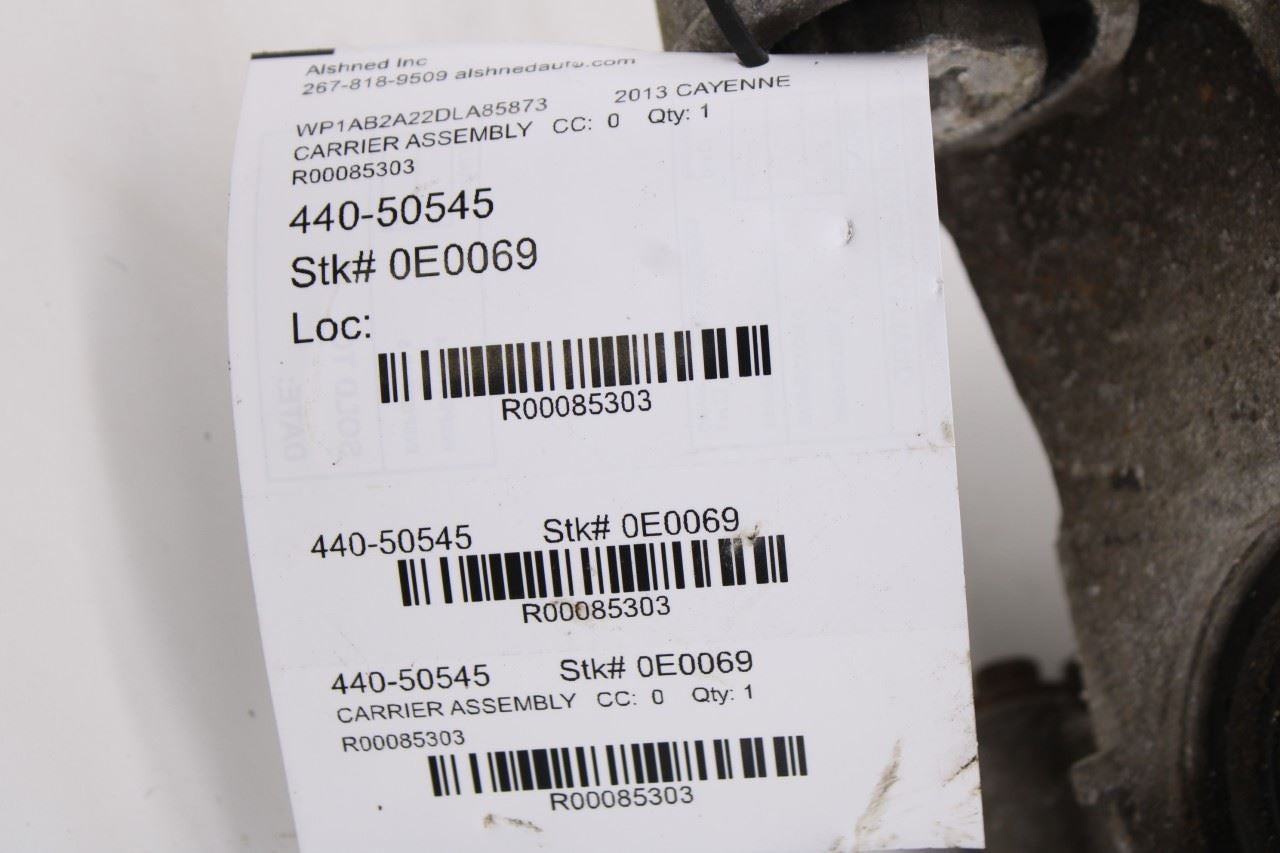 2011-2014 Porsche Cayenne S 4.8L AWD Rear Axle Differential Carrier 3.09 ratio14