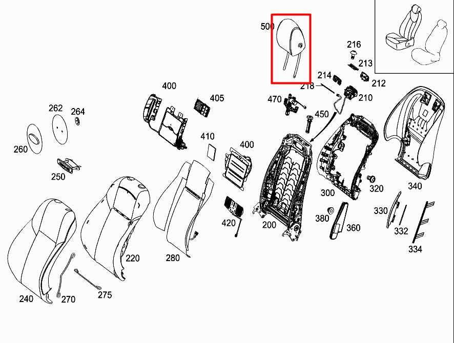 2016-2023 Mercedes-Benz GLC300 2.0L AWD Front Right or Left Side Seat Headrest - Alshned Auto Parts