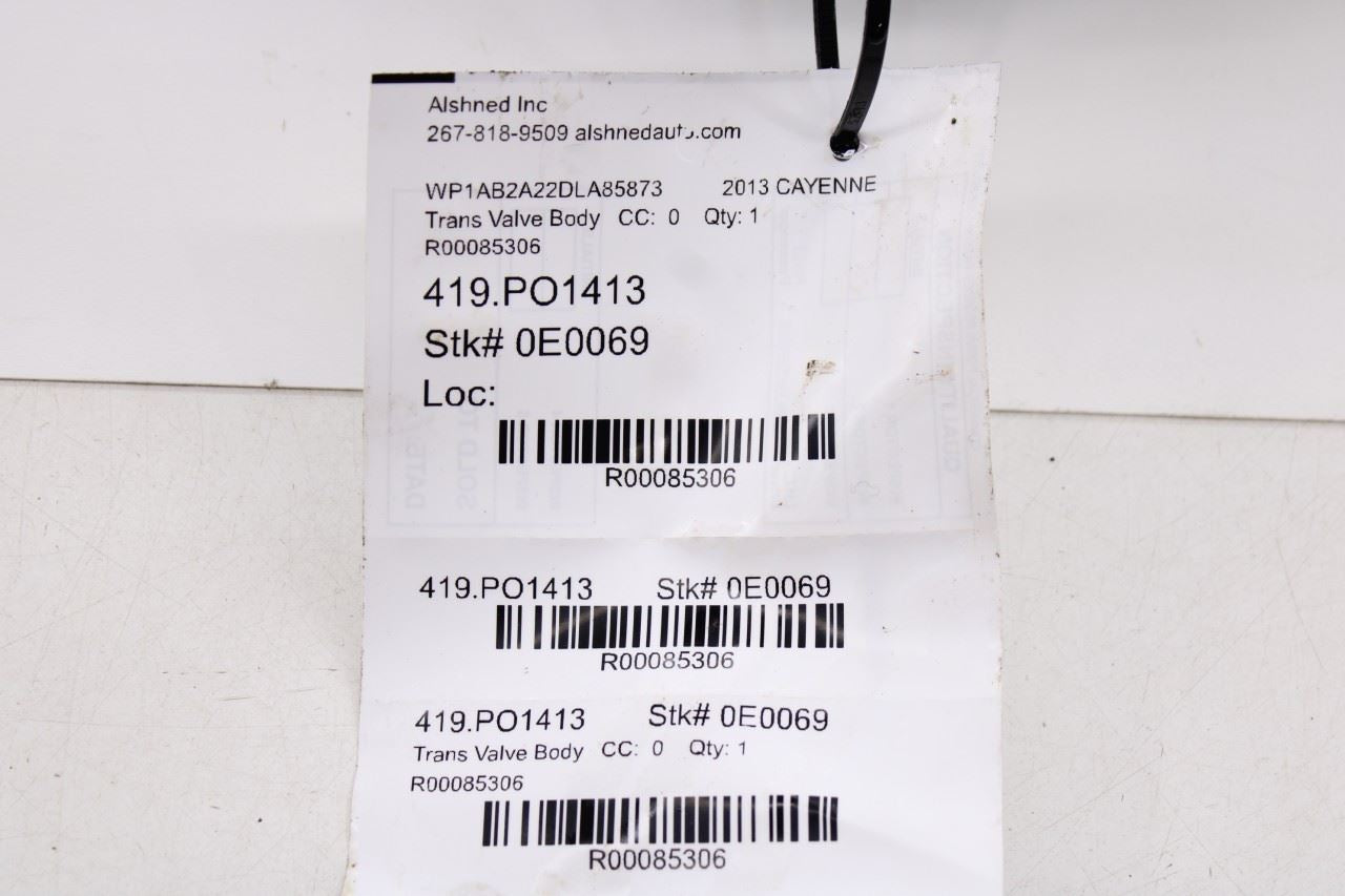 2011-18 Porsche Cayenne S AWD 8-Spd Auto Transmission Valve Body 95832503900 OEM - Alshned Auto Parts