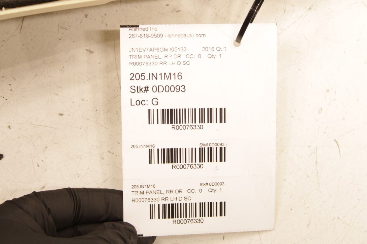 2014-2020 Infiniti Q50 Premium Rear Left Door Trim Panel 82901-4GA0B OEM *ReaD* - Alshned Auto Parts