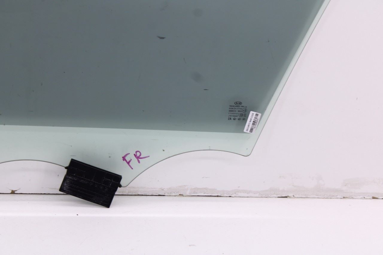 2018-2023 Kia Stinger GT2 AWD 3.3L Front Door Passenger Right Side Window Glass - Alshned Auto Parts