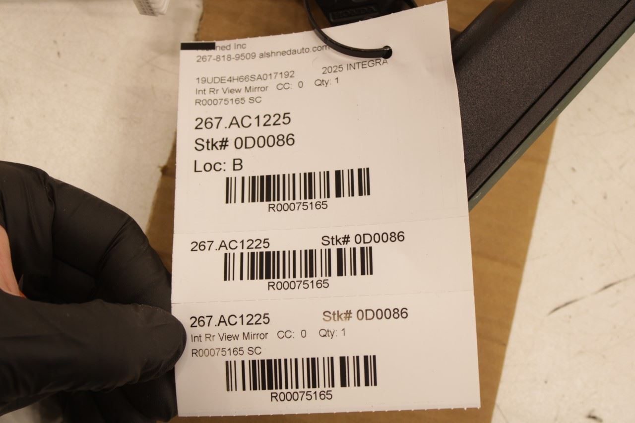 23-2026 Acura Integra A-Spec Interior Inside Rear View Mirror 76400-3S5-X01 OEM - Alshned Auto Parts