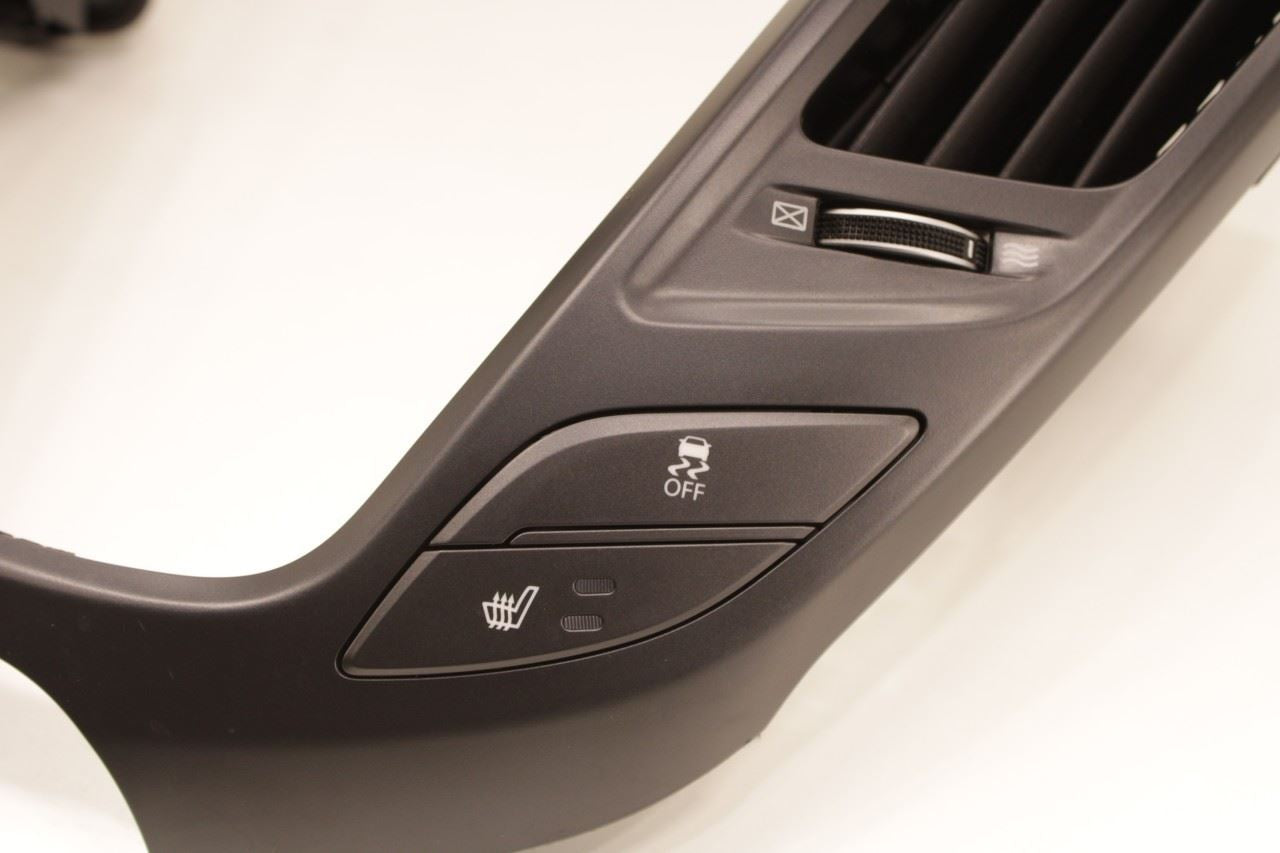 2011-2017 Hyundai Veloster Turbo Dash Center Bezel Trim w/ Air Vent Grille - Alshned Auto Parts