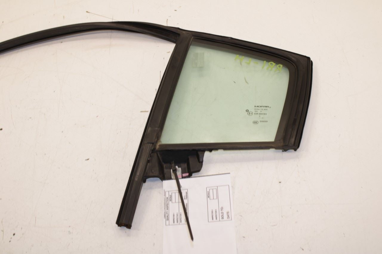 2011-23 Dodge Charger GT AWD Rear Left Door Quarter Window Glass w/ Run Channel - Alshned Auto Parts