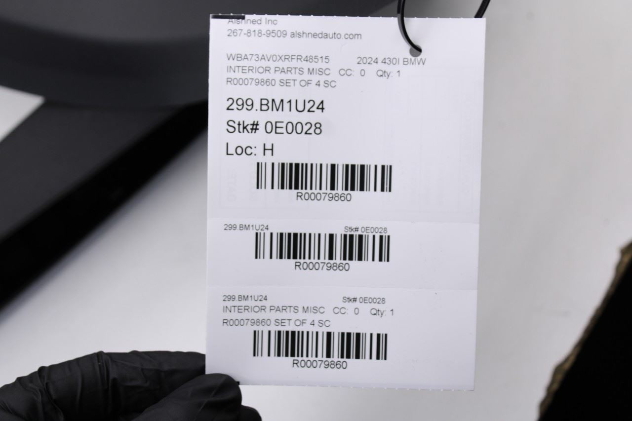 23-25 BMW 430i xDrive Gran Coupe Rear Trunk Deck Lid RH and LH Interior Trim Set - Alshned Auto Parts