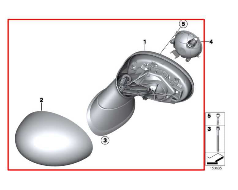 2011-16 Mini Countryman Cooper S 1.6L AWD Passenger Right Side Rear View Mirror1